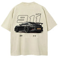 Men's 911 GT3 Racing Good Graphic Tees - Super Soft Washed Cotton Fashion Streetwear Round Neck Casual Top, Boyfriend Birthday Gift, Cool Guys Gifts, Gifts For Boyfriend, Cool Gifts For Guys