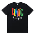 Men's Vintage-Style Classic Crewneck Graphic T-Shirt - Smooth, Breathable, Trendy Short-Sleeve Casual Top for Everyday Wear, Pair with Jeans, Soft Heat Print Menswear, Layer-Friendly, Trendy Graphic Shirts